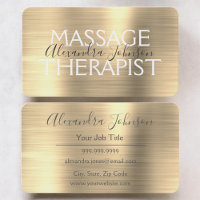Elegant Gold Massage Therapist