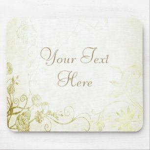 Elegant Gold Mouse Pad