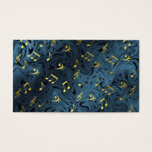 elegant gold music notes