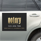 Elegant Gold Notary Loan Agent