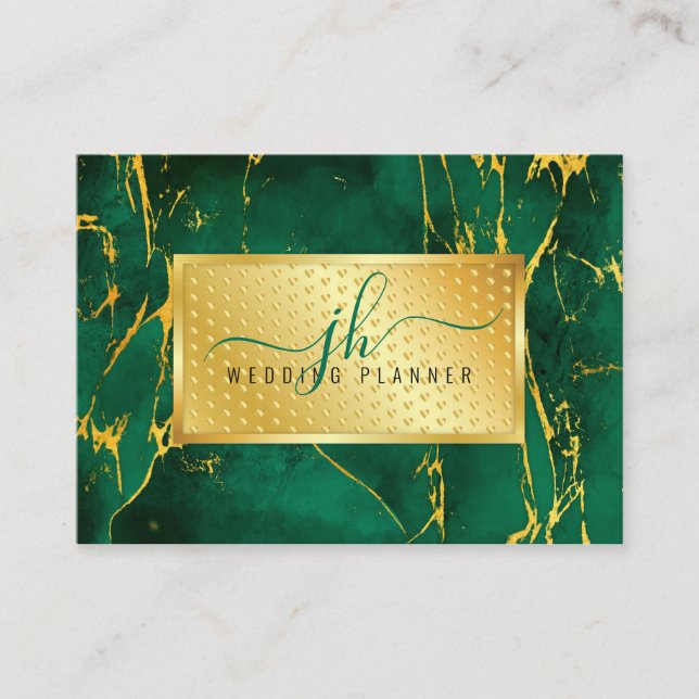 Elegant Gold on Gold Speckles Minimalist 3.5x2.5 Business Card (Front)