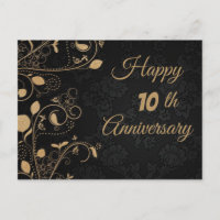 Elegant, Gold Ornaments, Anniversary