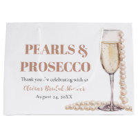 Elegant Gold Pearls and Prosecco Bridal Shower