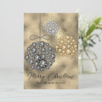 Elegant Gold Photo Merry Christmas 