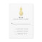 Elegant Gold Pineapple Wedding RSVP
