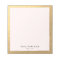 Elegant Gold Pink Notepad