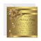 Elegant Gold Poinsettia Black Gold Christmas Party