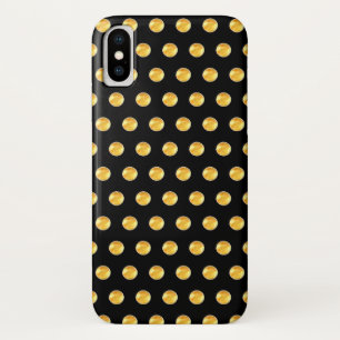 Elegant gold polka dots Case-Mate iPhone case