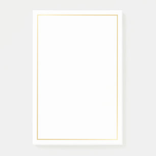 Elegant Gold Post-it Notes
