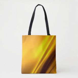 Elegant Gold Satin Faux Texture Look Tote Bag