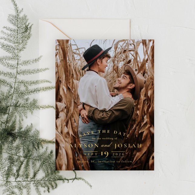 Elegant Gold Save the Date (Creator Uploaded)