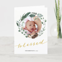 Elegant Gold Script Eucalyptus Foliage Greenery