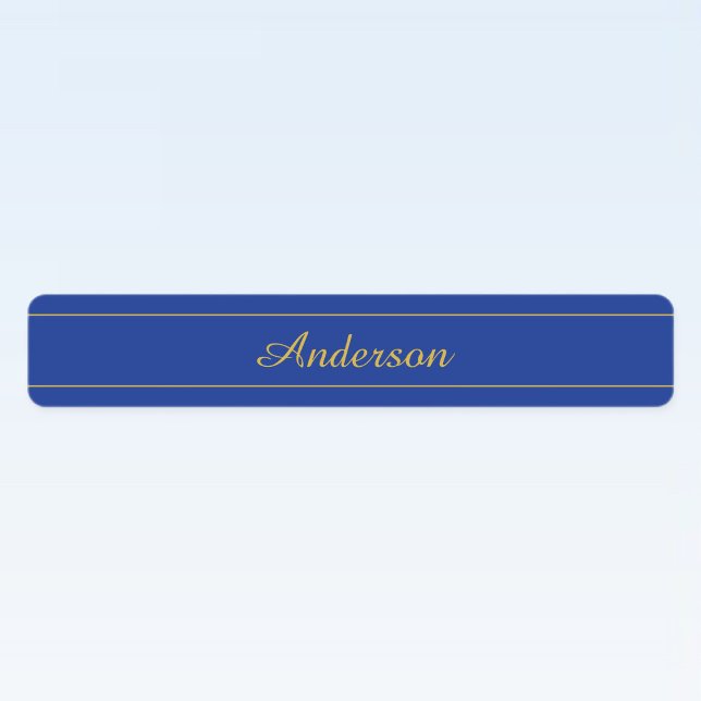 Elegant Gold Script on Navy Blue Background (Creator Uploaded)