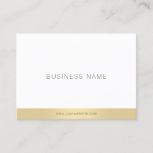Elegant Gold Simple Design Template Professional Business Card
