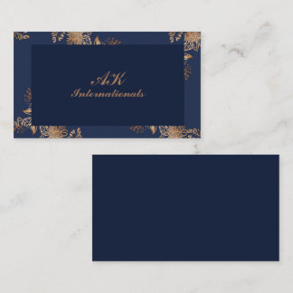 elegant gold Standard, 3.5" x 2.0" Business Card