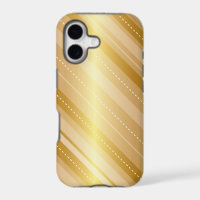 Elegant Gold Stripe iPhone Case