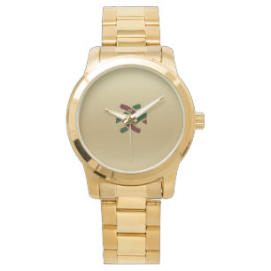 Elegant Gold Teal Men Bracelet Watch