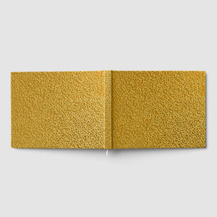 Elegant Gold Texture 10.5" x 8.25" Guest Book
