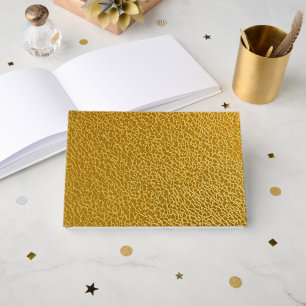 Elegant Gold Texture 9" x 6" Guest Book