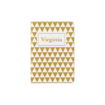 Elegant Gold Triangle Pattern