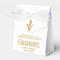 Elegant Gold Veterinary School Graduation Party