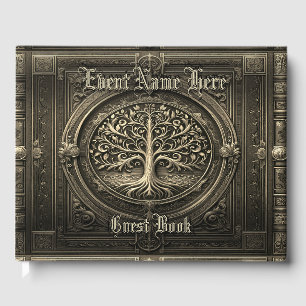 Elegant Gold Vintage Look Guest Book