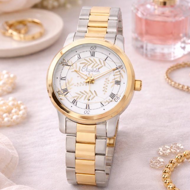 Elegant Gold Watch Gift for Her Personalised (Creator Uploaded)