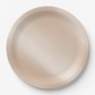 Elegant Gold Wedding Floral Paper Plates