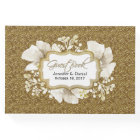 Elegant Gold Wedding Guest Book