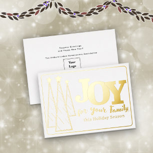 Elegant Gold White Joy Business Corporate