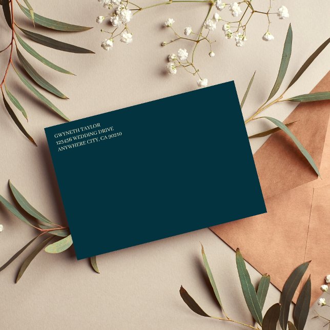 Elegant Golden Bloom Wedding Envelope (Creator Uploaded)