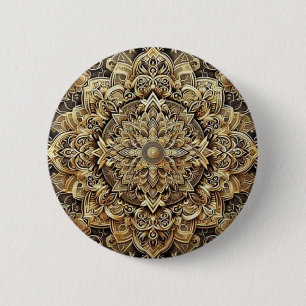 Elegant Golden Button