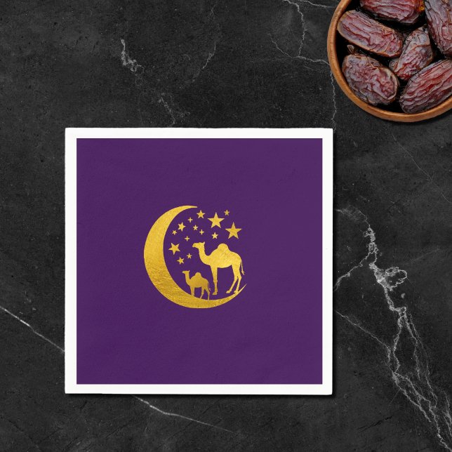 Elegant Golden Camel  Napkin (Creator Uploaded)