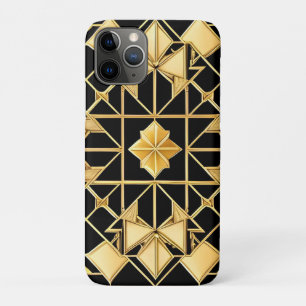 Elegant Golden Geometric Pattern Design Case-Mate iPhone Case