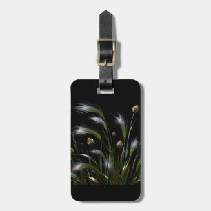 Elegant Golden Grass Luggage Tag