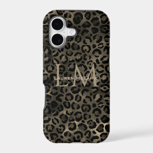 Elegant Golden Leopard Personalised