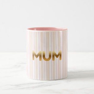 Elegant Golden MUM Mug - Minimalist Mother's Day