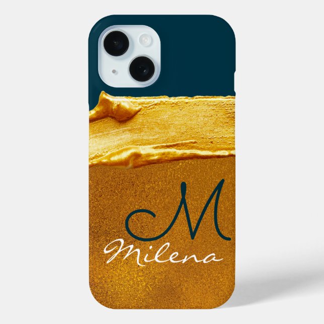 Elegant Golden Phone Case For Her (Back)