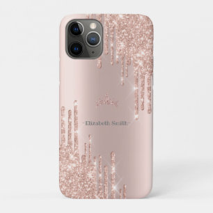 Elegant golden rose glitter, royal   Case-Mate iPhone case