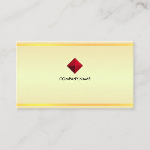 Elegant Golden Shades & Gold Stripes Business Card