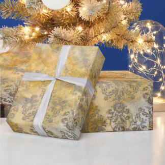 Elegant golden textured design for all projects wrapping paper