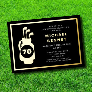 Elegant Golf 70th Birthday