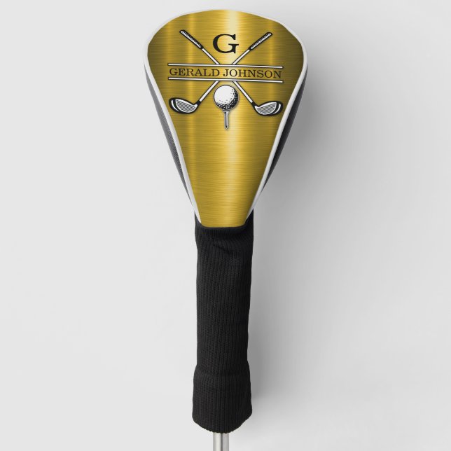 Elegant Golf Monogr... Head Cover (Front)