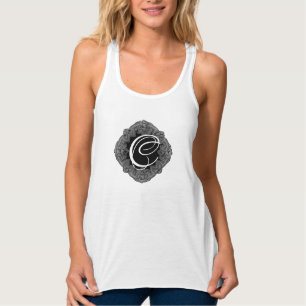 Elegant Goth Initial Singlet