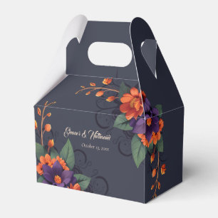 Elegant Gothic 3D Floral Favour Box