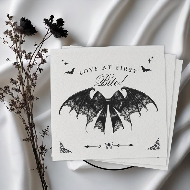 Elegant Gothic Bridal Shower Napkin (Creator Uploaded)