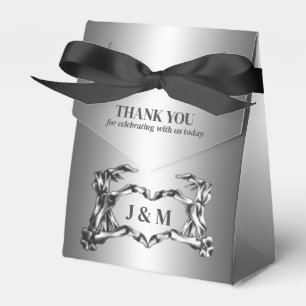 Elegant gothic halloween wedding  favour box