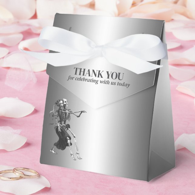Elegant gothic halloween wedding  favour box (Wedding)