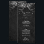 Elegant Gothic Wedding Menu<br><div class="desc">Elegant Gothic Wedding Menu</div>