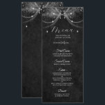 Elegant Gothic Wedding Menu<br><div class="desc">Elegant Gothic Wedding Menu</div>
